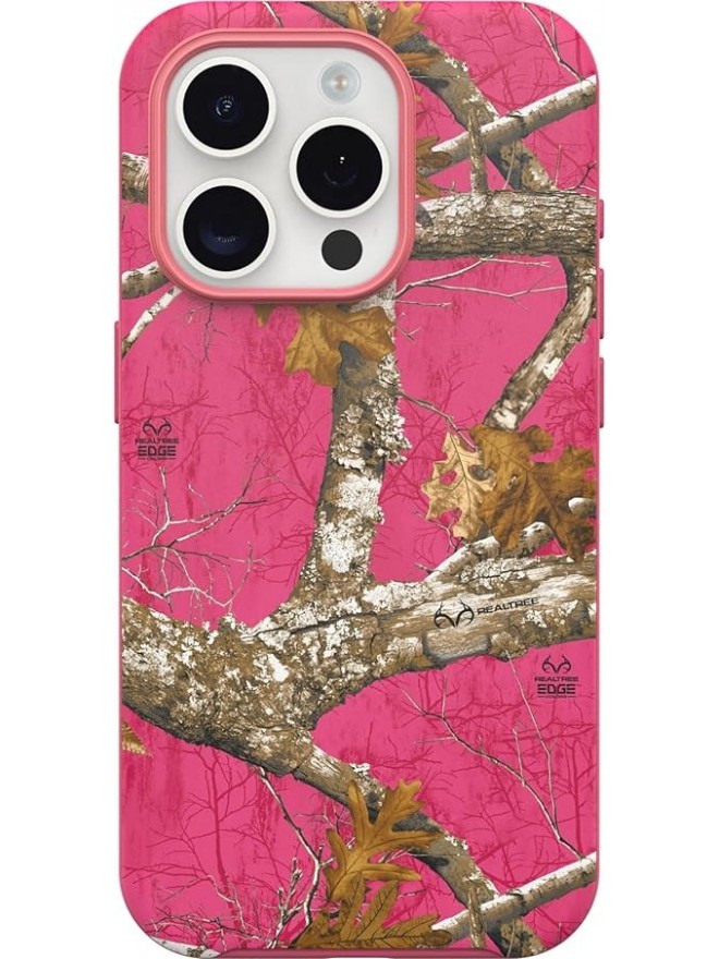 (5pics) Custodia In Silicone Phone Case - Realtree Pink 