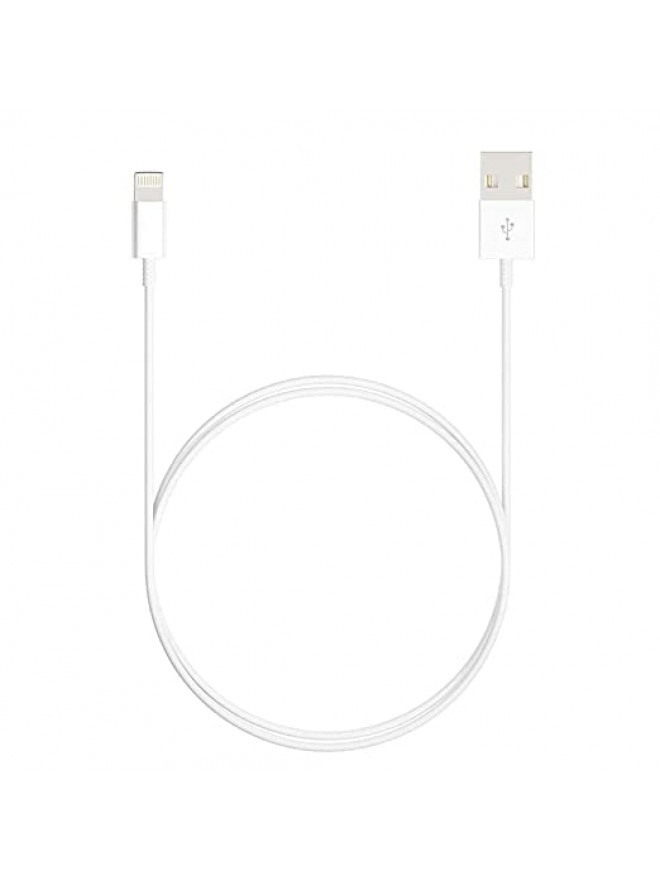 Long Phone Charger 10 ft Compatible White  (Single shot is not delivered)
