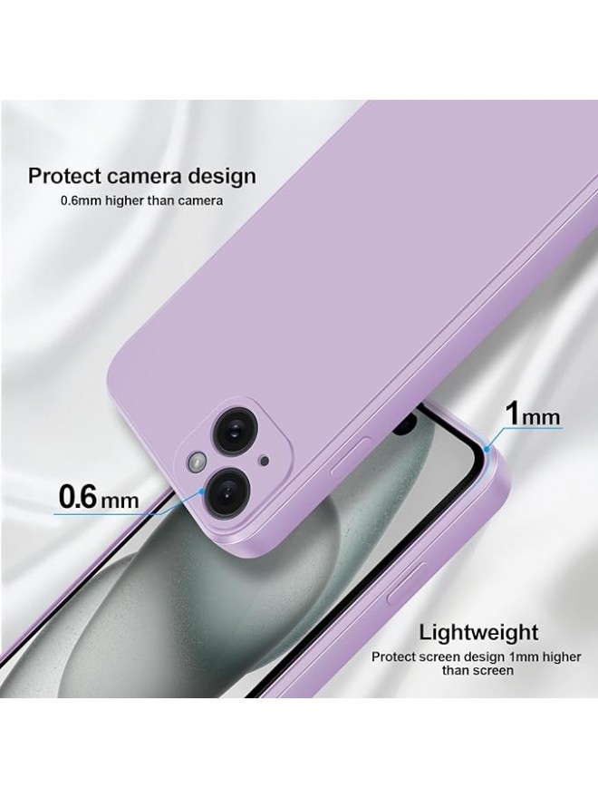 Silicone Case With Camera Protection - Purple