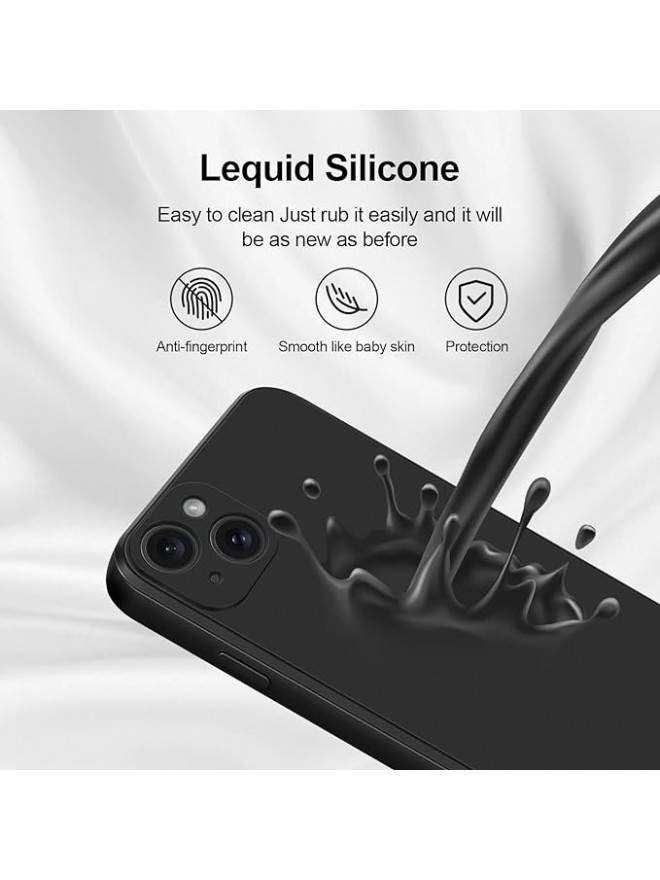 Silicone Case With Camera Protection - Black