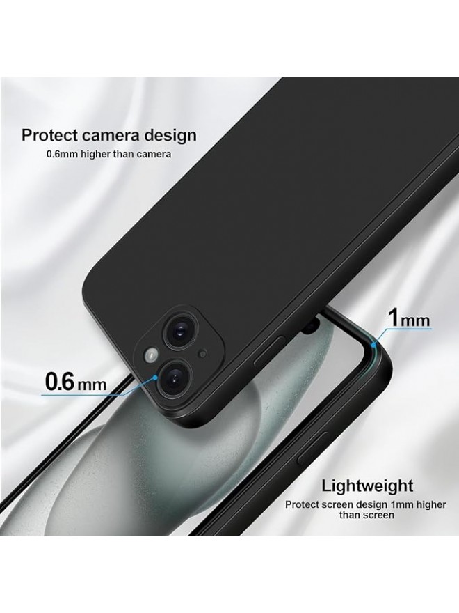 Silicone Case With Camera Protection - Black