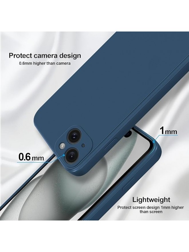 Silicone Case With Camera Protection - Blue