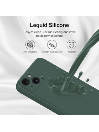 Silicone Case With Camera Protection - Green