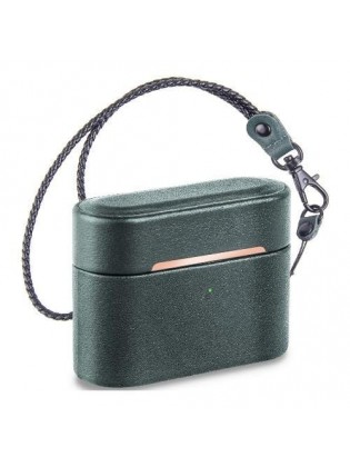Retro Leather Case - Royal Green