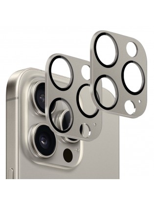 ZeroDamage HD Flexible Glass Camera Lens Protector - Natural Titanium (Single shot is not delivered)