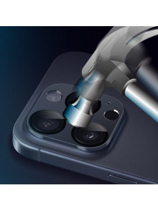 ZeroDamage HD Flexible Glass Camera Lens Protector - Blue Titanium