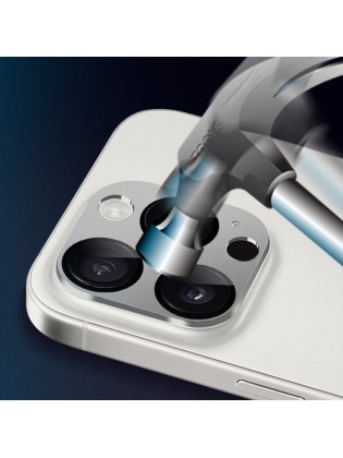ZeroDamage HD Flexible Glass Camera Lens Protector - Silver(Single shot is not delivered)