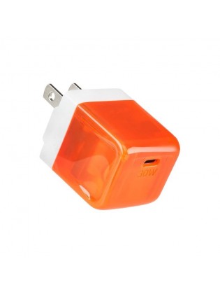 30W USB C Charger Vibrant Orange 