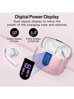Bluetooth Wireless Earbuds - Pink