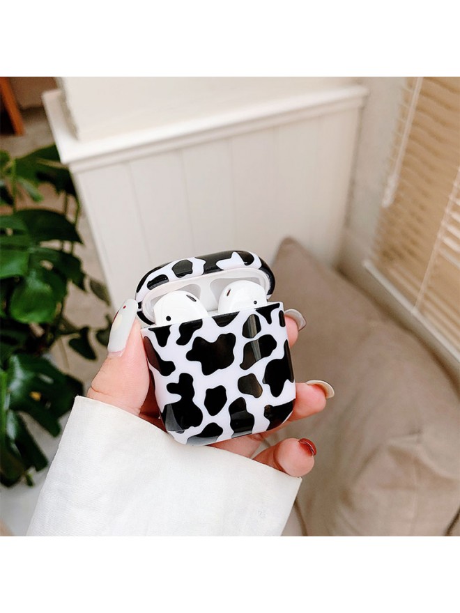 Silicone earphone shell AirPods 1/2 Generation Earphone Sleeves Pc Hard Shell Water Sticker Marble Apple Fashion Brand Earphone Case Protective Cas