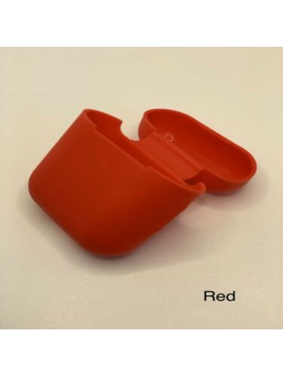 Silicone earphone shell Silicone case is suitable for Airpods 2 360 degree protective shell（Random  color）